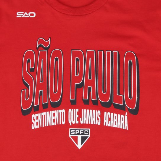 Camiseta São Paulo Casual Masculina