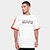 Camiseta São Paulo Classic Masculina - Branco+Vermelho