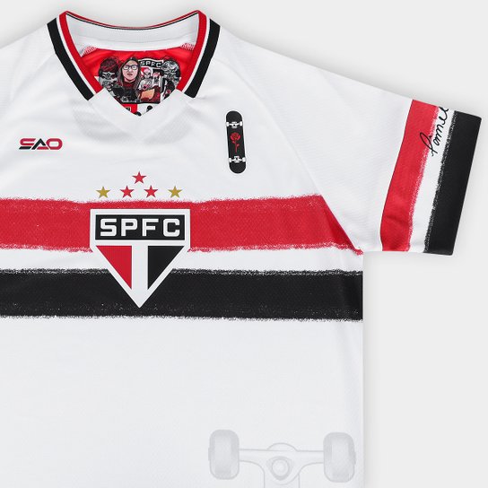 Camiseta São Paulo Fantasy Linha Pamela Feminina