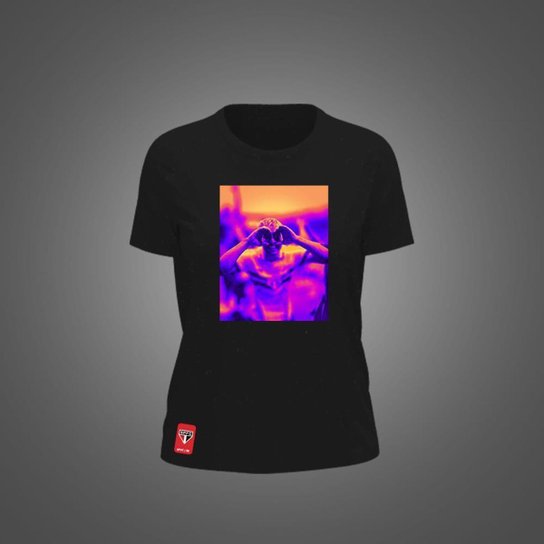 Camiseta São Paulo Feminina Zé Carretilha Coruja SPFC