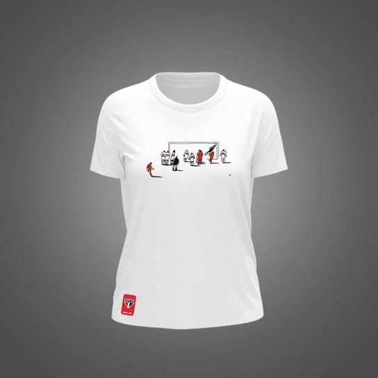 Camiseta São Paulo Feminina Zé Carretilha Defesa Mitológica - M. Trajano SPFC