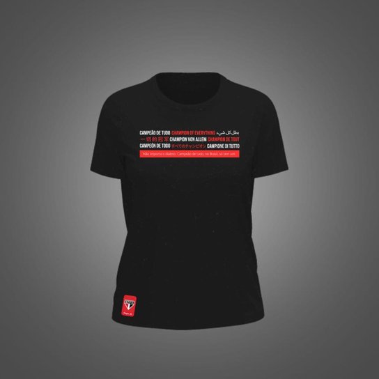 Camiseta São Paulo Feminina Zé Carretilha Dialetos SPFC