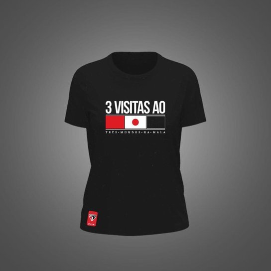 Camiseta São Paulo Feminina Zé Carretilha Japão SPFC