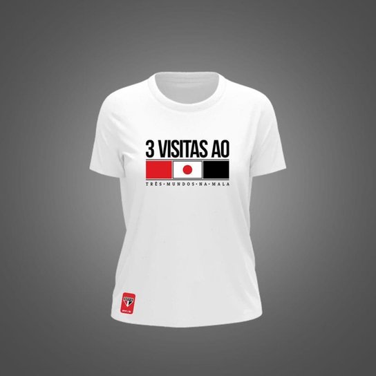 Camiseta São Paulo Feminina Zé Carretilha Japão SPFC