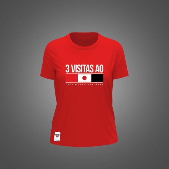 Camiseta São Paulo Feminina Zé Carretilha Japão SPFC