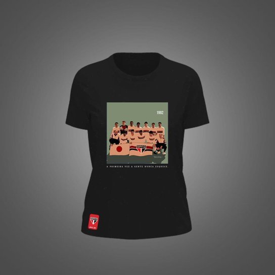 Camiseta São Paulo Feminina Zé Carretilha MT 1992 - M. Trajano SPFC