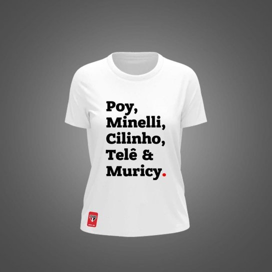 Camiseta São Paulo Feminina Zé Carretilha Professores SPFC