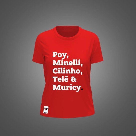 Camiseta São Paulo Feminina Zé Carretilha Professores SPFC