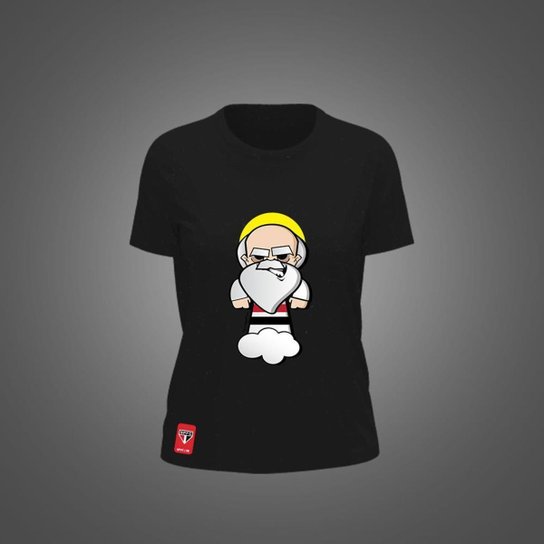 Camiseta São Paulo Feminina Zé Carretilha Santo Paulo SPFC