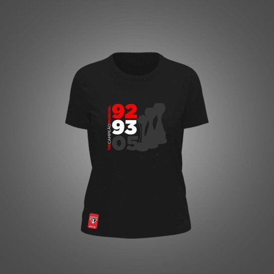 Camiseta São Paulo Feminina Zé Carretilha Tri Único SPFC