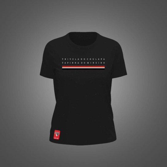 Camiseta São Paulo Feminina Zé Carretilha Trivela SPFC