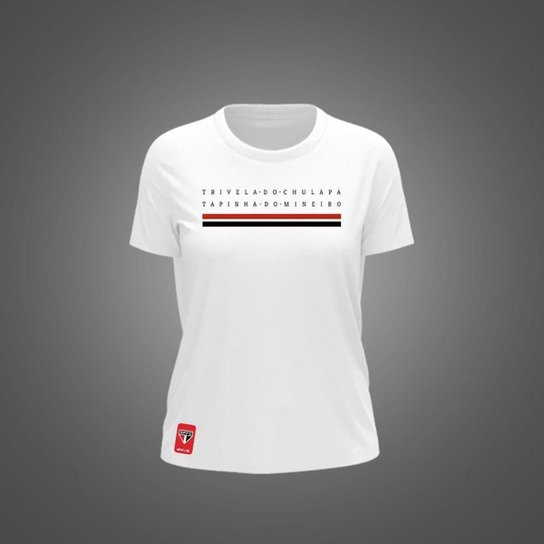Camiseta São Paulo Feminina Zé Carretilha Trivela SPFC