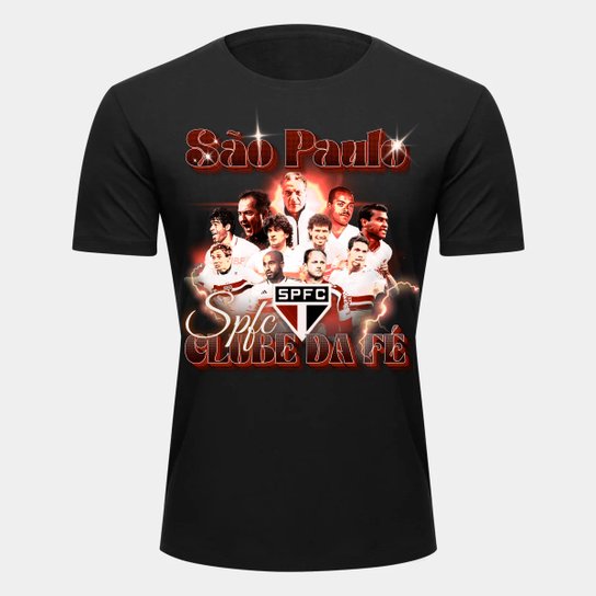 Camiseta São Paulo História Clube da Fé Graphic