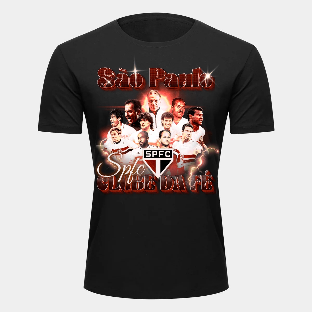 Camiseta São Paulo História Clube da Fé Graphic