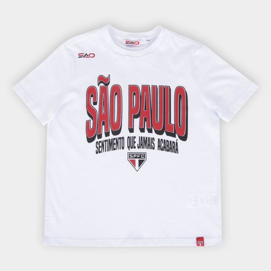 Camiseta São Paulo Infantil Casual