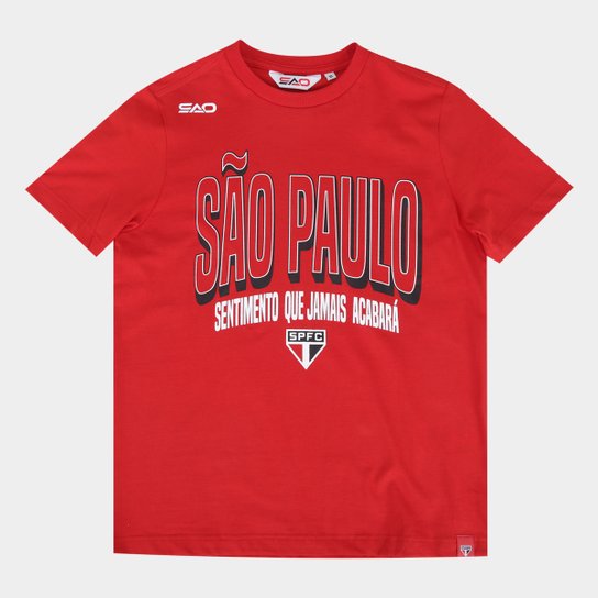 Camiseta São Paulo Infantil Casual