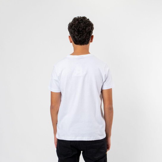 Camiseta São Paulo Juvenil Oficial Torcida Que Conduz