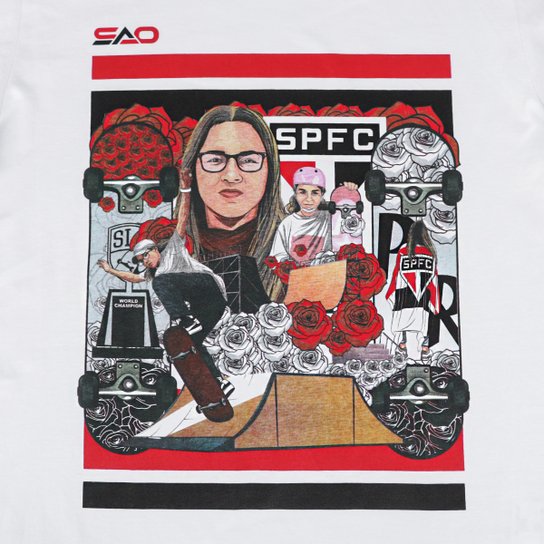 Camiseta São Paulo Linha Pamela