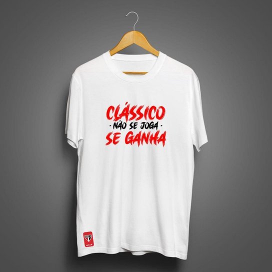 Camiseta São Paulo Masculina Zé Carretilha Clássico Não Se Joga SPFC