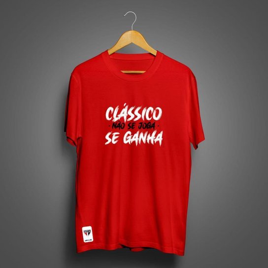 Camiseta São Paulo Masculina Zé Carretilha Clássico Não Se Joga SPFC