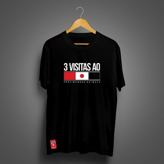 Camiseta São Paulo Masculina Zé Carretilha Japão SPFC