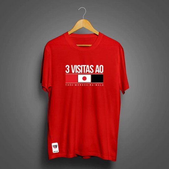 Camiseta São Paulo Masculina Zé Carretilha Japão SPFC