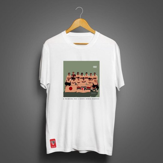 Camiseta São Paulo Masculina Zé Carretilha MT 1992 - M. Trajano SPFC