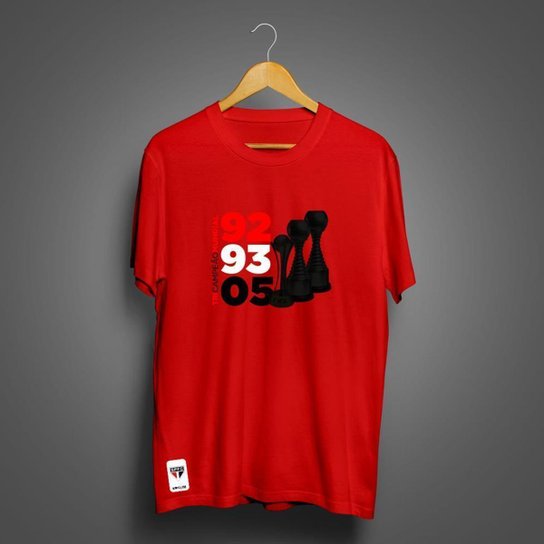 Camiseta São Paulo Masculina Zé Carretilha Tri Único SPFC