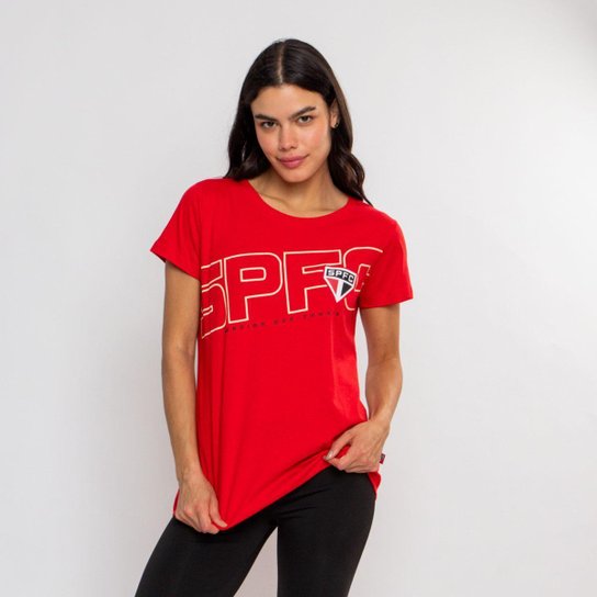 Camiseta São Paulo Oficial SPFC Feminina