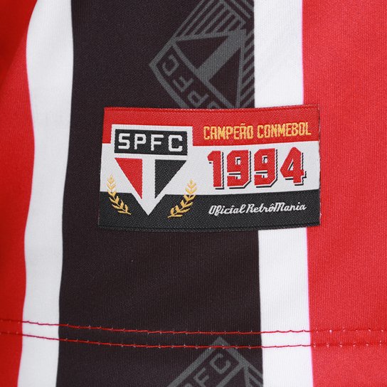 Camiseta São Paulo RetrôMania 1994 Listrada Masculina
