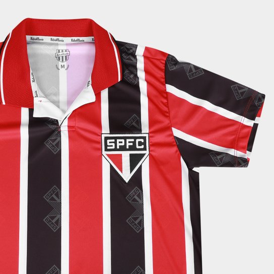 Camiseta São Paulo RetrôMania 1994 Listrada Masculina