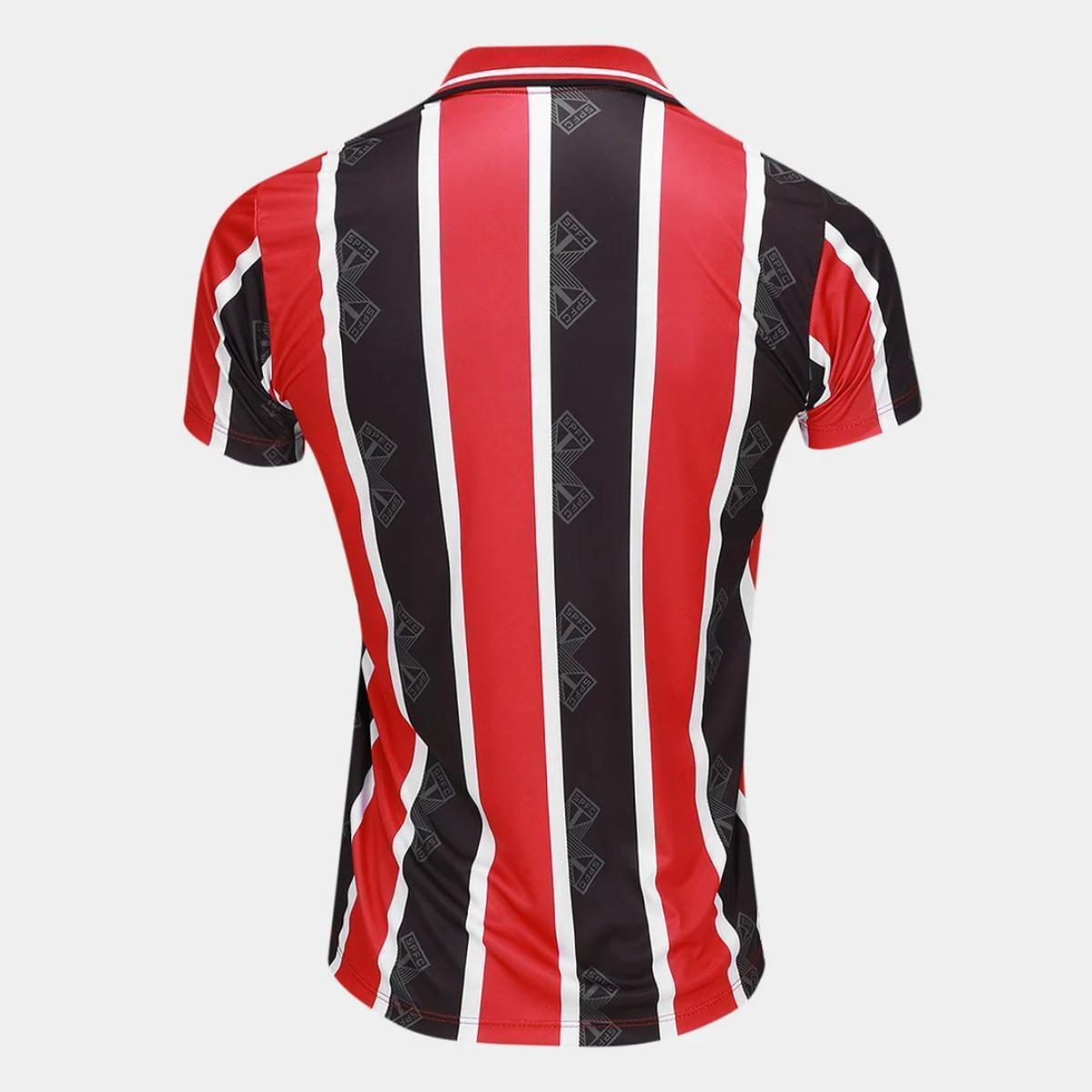 Camiseta São Paulo RetrôMania 1994 Listrada Masculina — foto 2
