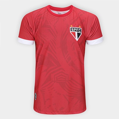Camiseta São Paulo RetrôMania Classic Masculina - Vermelho