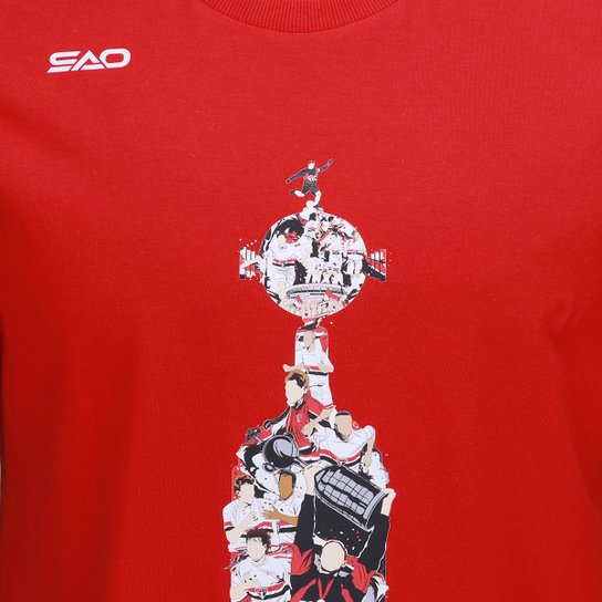 Camiseta São Paulo Taça Libertadores Masculina