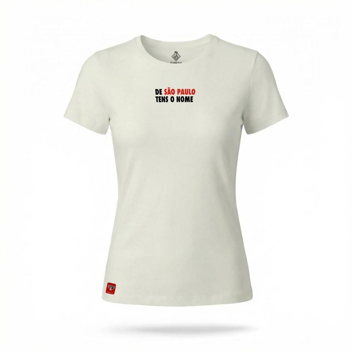 Camiseta São Paulo | TENS O NOME - GB - Feminina | Zé Carretilha