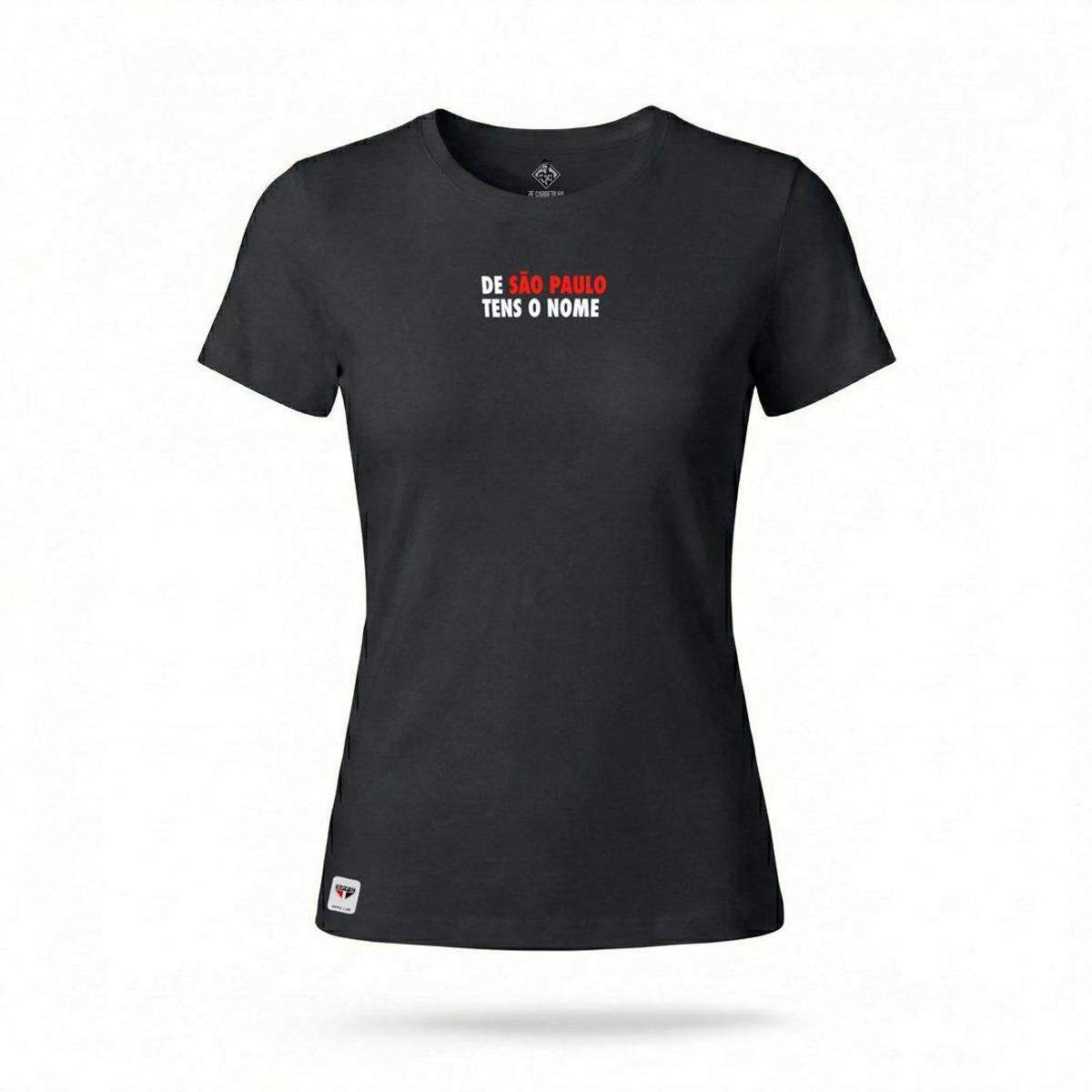 Camiseta São Paulo | TENS O NOME - GB - Feminina | Zé Carretilha