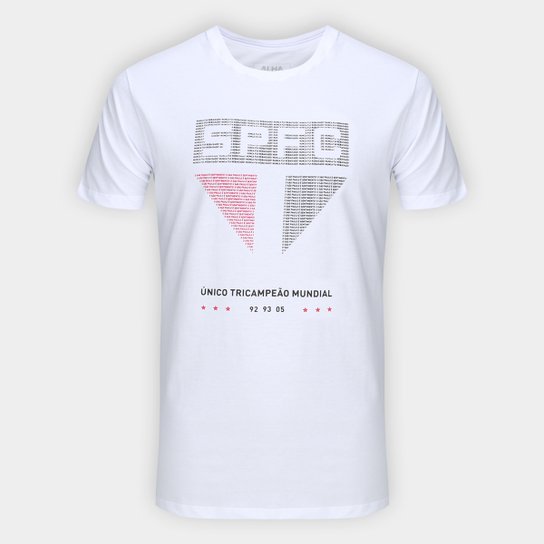 Camiseta São Paulo Único Tri Mundial Masculina