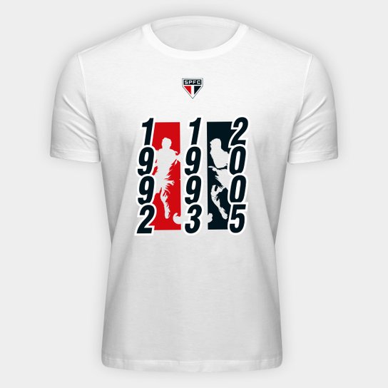Camiseta SPFC Tri Campeão Glória Eterna Masculina