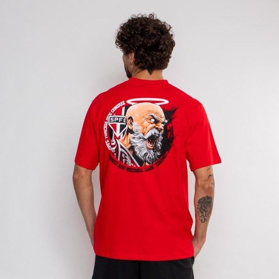 Camiseta Street Oficial São Paulo Escudo Masculina