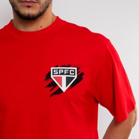 Camiseta Street Oficial São Paulo Escudo Masculina