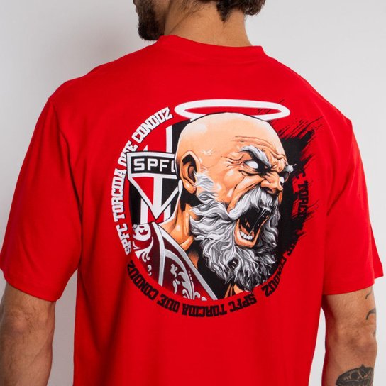 Camiseta Street Oficial São Paulo Escudo Masculina