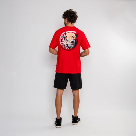 Camiseta Street Oficial São Paulo Escudo Masculina