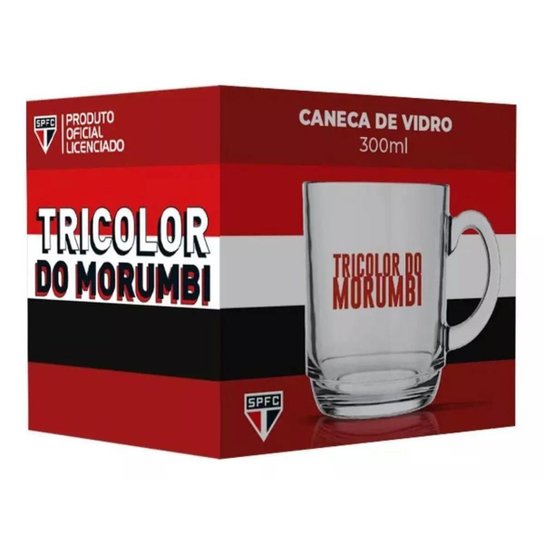 Caneca de Vidro Aspen São Paulo 300ml