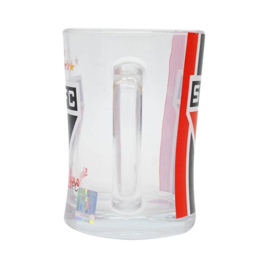 Caneca De Vidro Gigante 660ml - São Paulo SPFC
