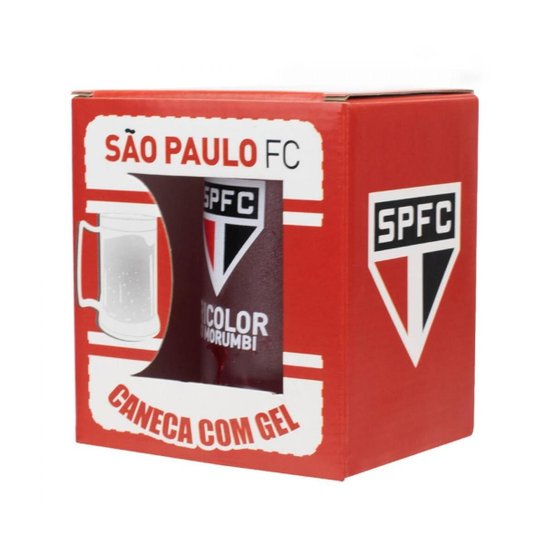 Caneca Gel Isolante Térmico 400ml - São Paulo SPFC