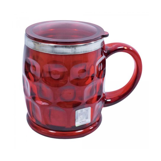 Caneca Térmica Brasão Metal 500ml - São Paulo