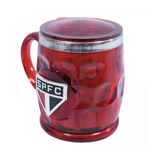 Caneca Térmica Brasão Metal 500ml - São Paulo