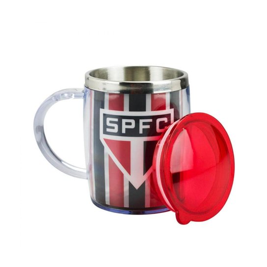 Caneca Térmica Com Tampa 450ml São Paulo FC