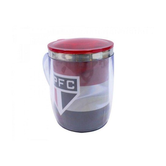 Caneca Térmica Com Tampa 450ml - São Paulo SPFC