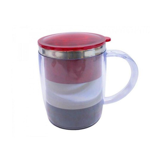 Caneca Térmica Com Tampa 450ml - São Paulo SPFC